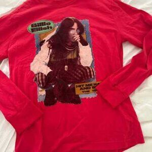 *NWOT* 2024 Billie Eilish Hit Me Hard And Soft Concert Red Long Sleeve T-Shirt